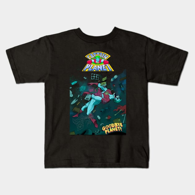 CAPTAIN PLANET SEA Kids T-Shirt by GOUP